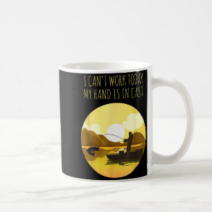 Mug Amateur de pêche drôle ne peut pas travailler le b