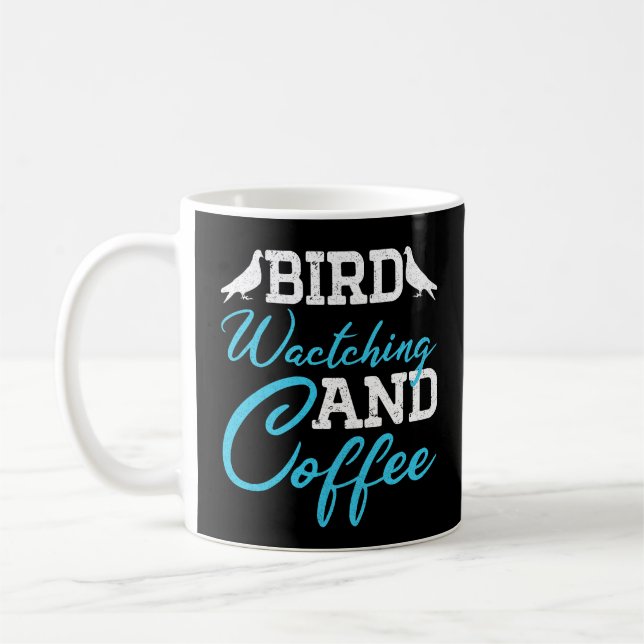 Mug Amateur de pigeons, observation d'oiseaux et café (Gauche)