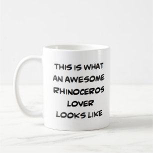 Mug amateur de rhinocéros, génial