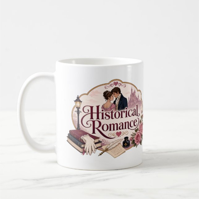 Mug Amateur de romance historique (Gauche)