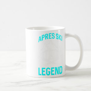 Mug Amateur de ski Funny Skier Apres Légende Ski d'hiv