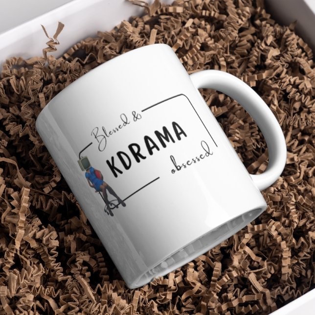 Mug Amateur de théâtre kdrama bienheureux et obsédé (Créateur téléchargé)