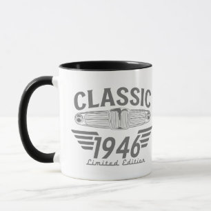 Mug Amateur de Voitures Anciennes 1946 Fabriqué en 194