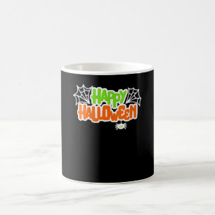 Mug Amateurs d'araignée Joyeux Halloween coloré mignon