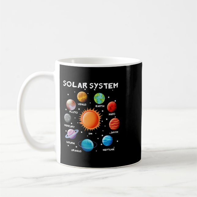 Mug Amateurs d'Astronomie Chemise Planètes Amateurs So (Gauche)