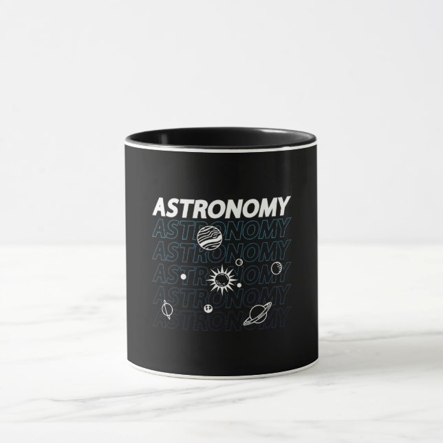 Mug Amateurs d'astronomie Stars de l'espace Science Un (Centre)