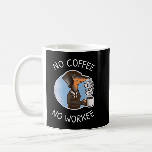 Mug Amateurs de café pas de café pas de travailleur di (Gauche)