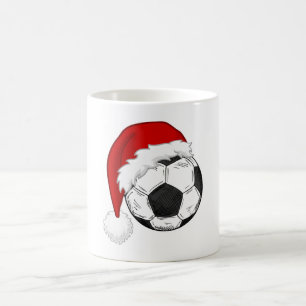 Mug Amateurs de football design chemise de Noël Joueur