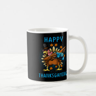 Mug Amateurs de jeux vidéo Dabbant Dinde Pèlerin Joyeu
