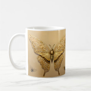 Mug Amateurs de la faune des papillons d'or