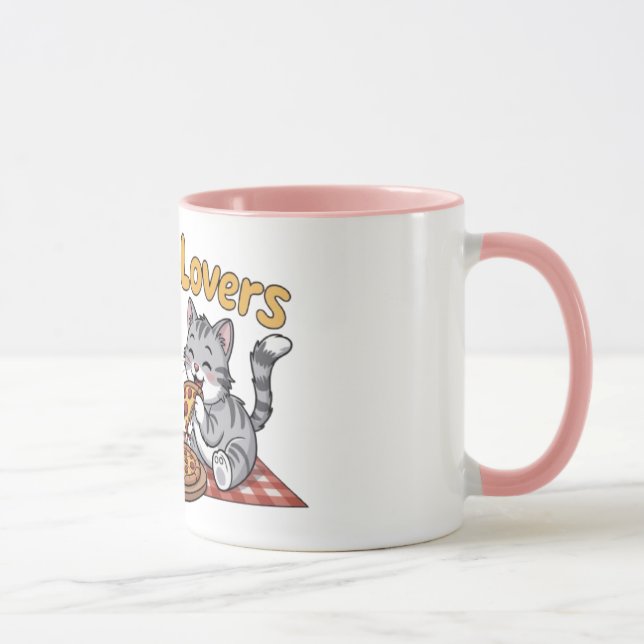 Mug Amateurs de pizza (Droite)