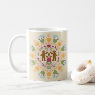 Mug Amateurs de singe de choq dans un Jardin folkloriq