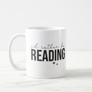 Mug Amateurs minimalistes de livre Texte, je préférera