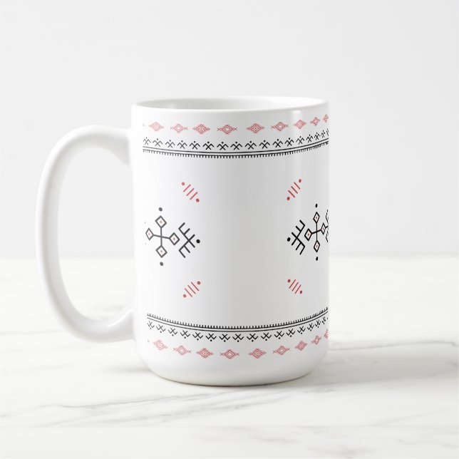 Mug Amazigh Pattern Berber Art (Gauche)