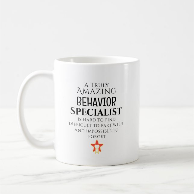 Mug Amazing Behavior Specialist Personalized gift (Gauche)