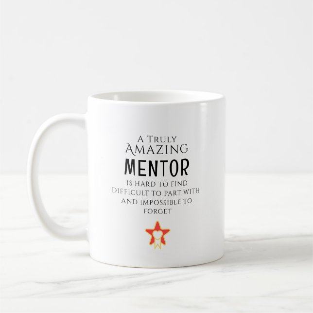 Mug Amazing Mentor Hard To Find Personalized Gift (Gauche)