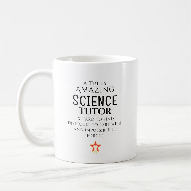 Mug Amazing Science Tutor Hard To Find Custom  (Gauche)