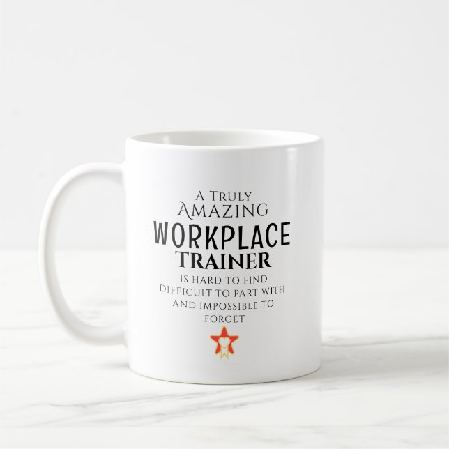 Mug Amazing Workplace Trainer Hard To Find Custom  (Gauche)