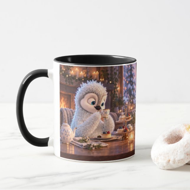 Mug Amber & Frosty Cozy Cocoa Time (Avec donut)
