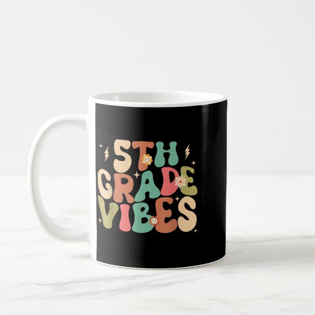 Mug Ambiance 5e année Groovy pour la rentrée (Gauche)