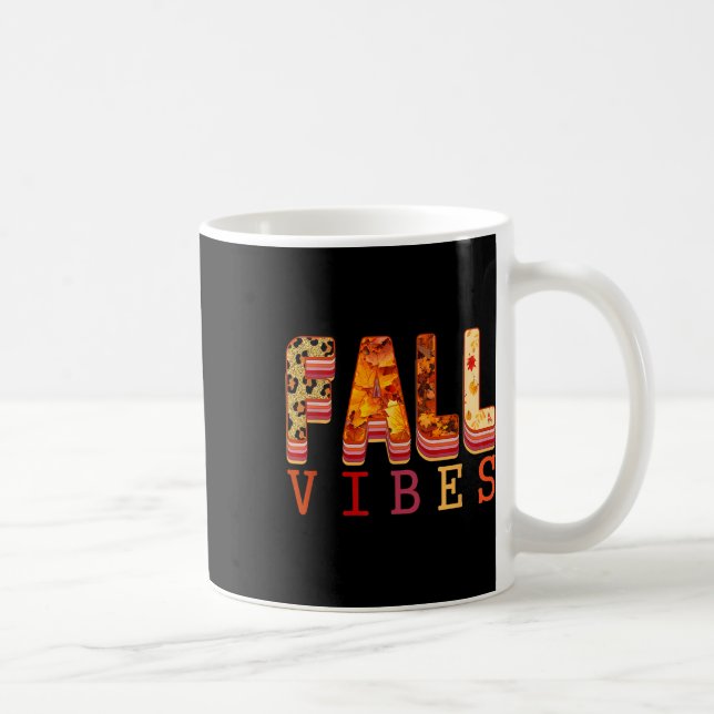 Mug Ambiance d'automne Feuilles Météo de pull Cozy Aut (Droite)