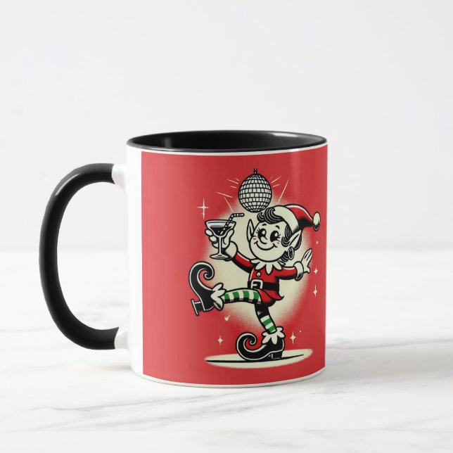 Mug Ambiance de vacances : Sentez-vous festif ! (Gauche)