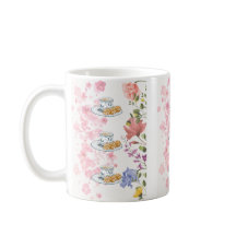 Ambiance Élégante de Thé dans le Style Floral Vint