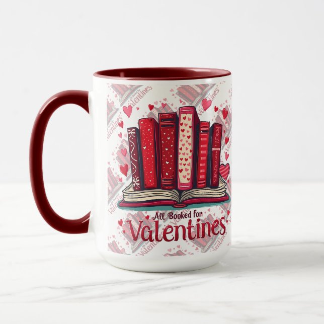 Mug Ambiance Lecture Romantique Cadeau de la Saint-Val (Gauche)