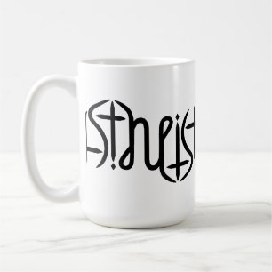 Mug Ambigram athée - original