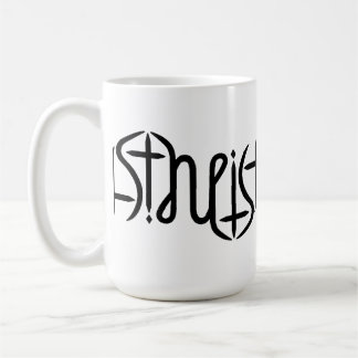 Mug Ambigram athée - original