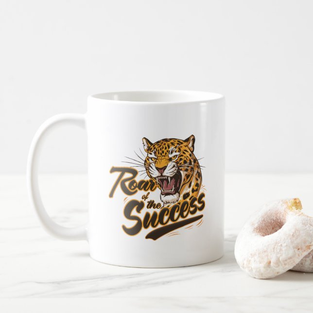 Mug Ambition sauvage - Arrosez votre chemin vers le su (Avec donut)