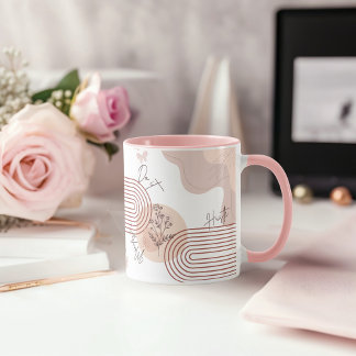 Mug Ambitions florales Abstraites et boue