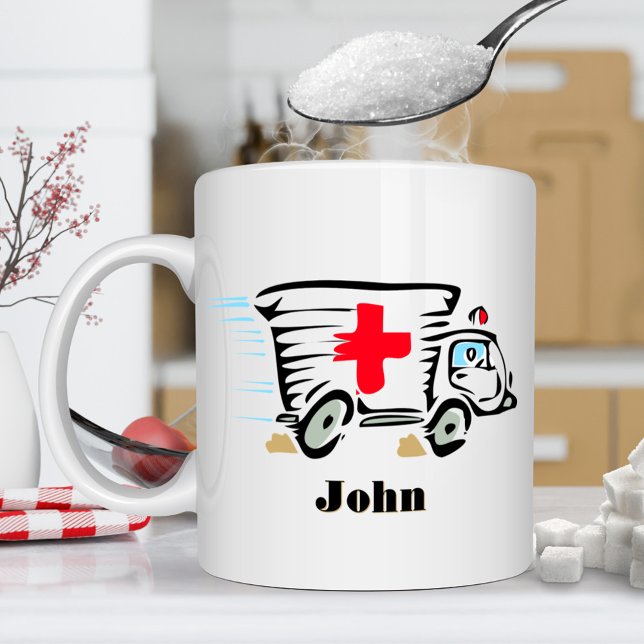 Mug Ambulancier Paramédical Médical (Créateur téléchargé)