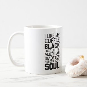 Mug Âme du café noir d'humanité d'Agains de
