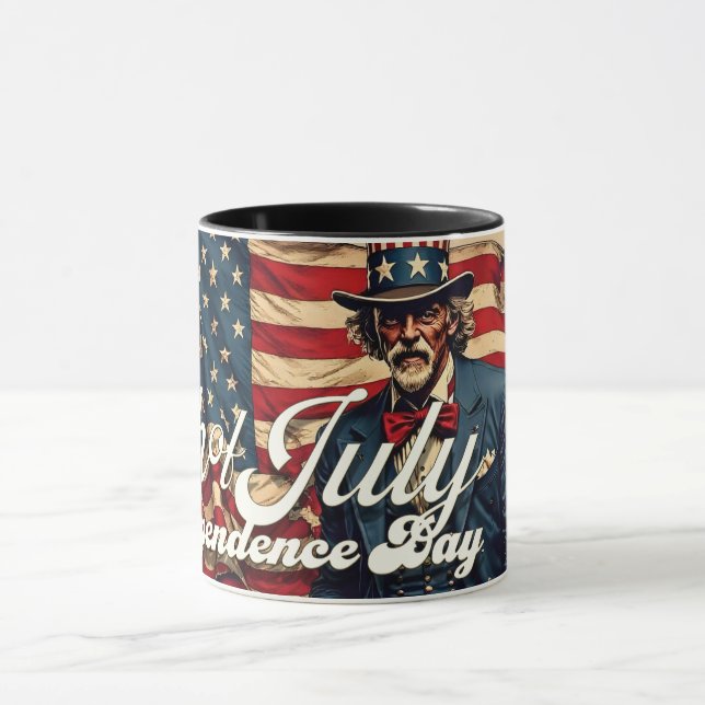 Mug Âme fière du 4 juillet (Centre)