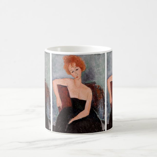 Mug Amedeo Modigliani - Robe de soirée pour filles rou (Centre)