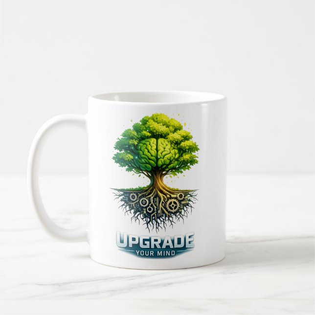 Mug Améliorez la conception de votre esprit (Gauche)