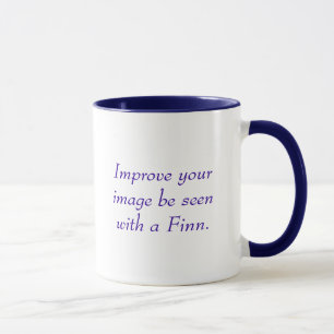 Mug Améliorez votre image. Soyez vu avec un Finn.