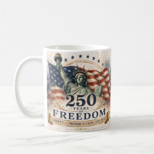 Mug America 250 – 250 ans de liberté Jour de l'indépen