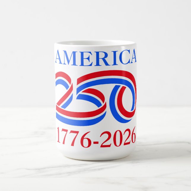 Mug America 250th Anniversary 1776-2026 Patriotic  (Centre)