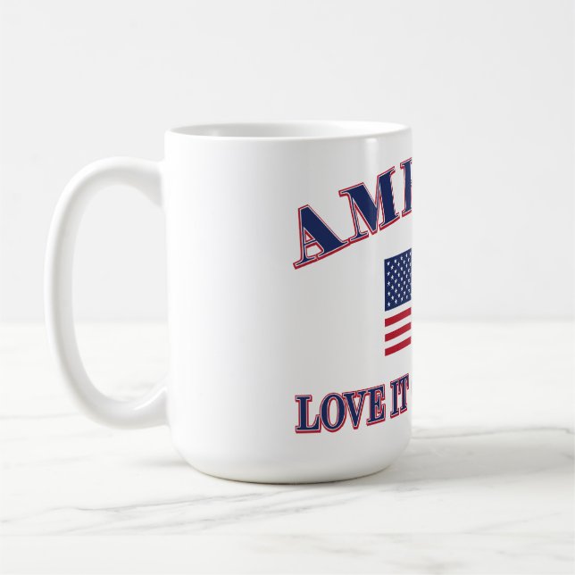 Mug America Love It Or Leave It (Gauche)