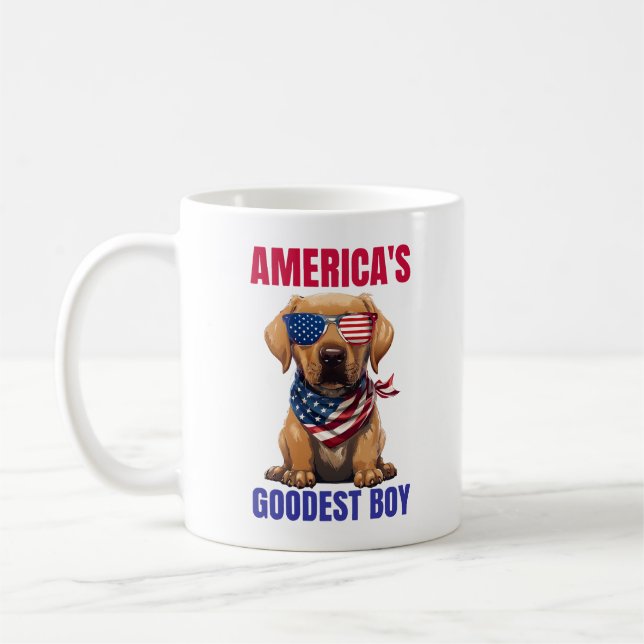 Mug America’s Goodest Labrador (Gauche)