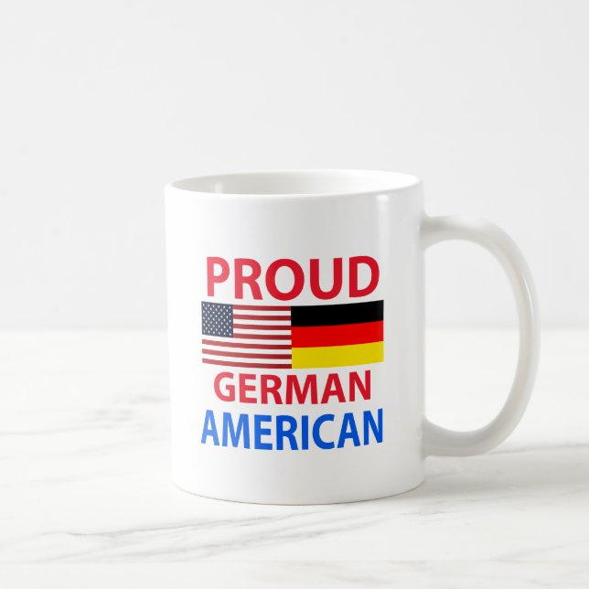 Mug Américain allemand fier (Droite)