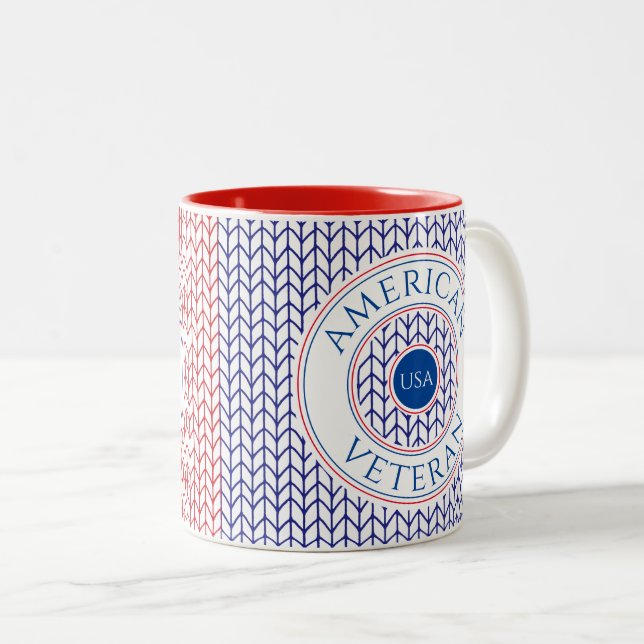 MUG AMÉRICAIN BIVOLT VÉTÉRAN (Devant droit)