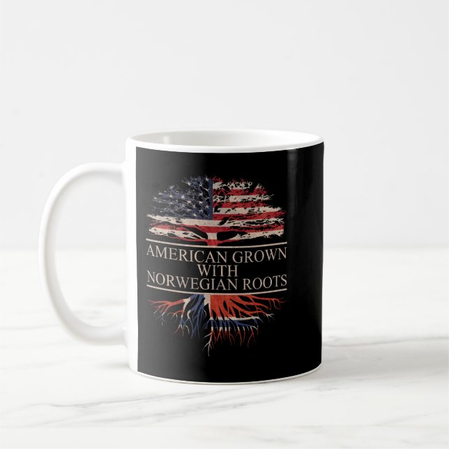 Mug Américain cultivé avec des racines norvégiennes (Gauche)