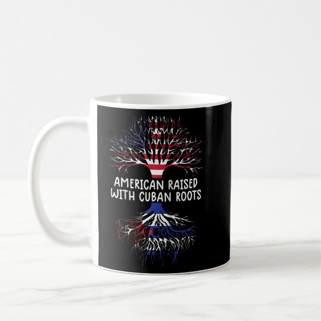 Mug Américain Élevé Avec Des Racines Cubaines Cuba Dra (Gauche)