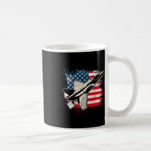 Mug Américain Fighter Jet F-35 4 juillet Hommes Femmes
