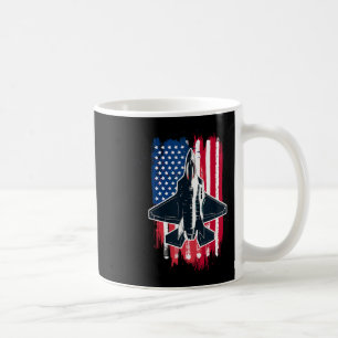Mug Américain Fighter Jet F-35 4 juillet Hommes Femmes