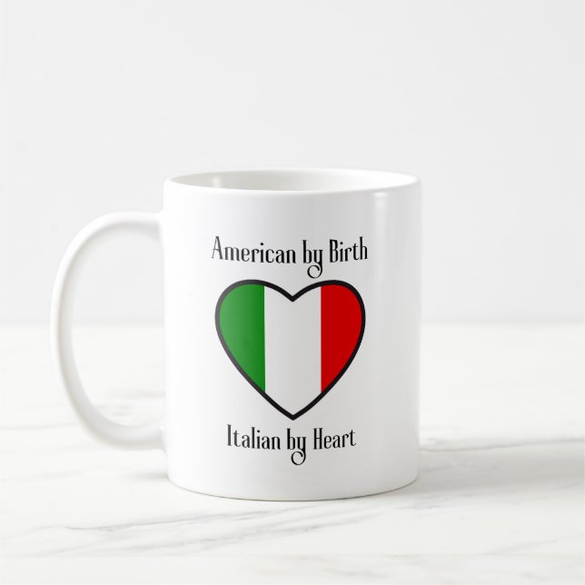 Mug Américain par naissance, italien par coeur (Gauche)