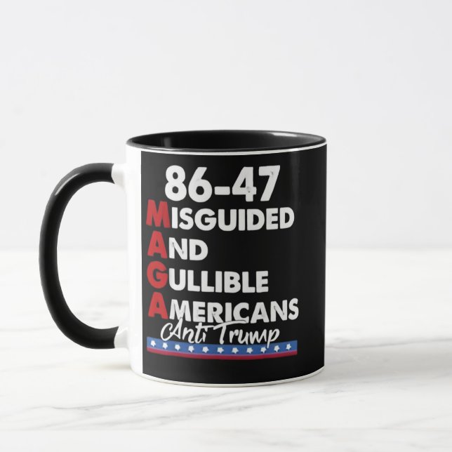 Mug Américains malavisés et crédules 86-47 (Gauche)